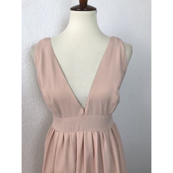 Jill by Jill Stuart Plunge Neck Gown Lined FLAW - Picture 2 of 13